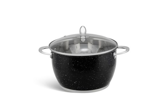 Набор посуды с сковородой-сотейником Edenberg EB-4051 – 12 предметов/черный