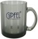 Набір з 2 кухлів GIPFEL FROSTED STRIPE GRAY GLASS MUG 7937 - 350 мл