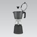 Гейзерная кофеварка эспрессо/мокко MAESTRO MR1666-6-BLACK - 6 чашек