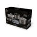 Набор кастрюль со сковородками и ковшом Berlinger Haus Metallic Line Carbon Edition BH 6148 - 9 предметов