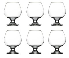Набор бокалов для коньяка Pasabahce Bistro 41188 - 400 мл, 6 шт