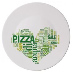 Блюдо для пиццы Bormioli Rocco Ronda I Love Green (419320F77321752) - 33 см