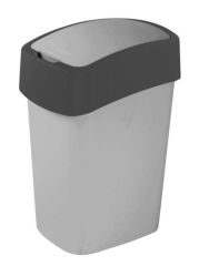 Ведро для мусора "Flip Bin" Curver (10 л) 02170 серебристый