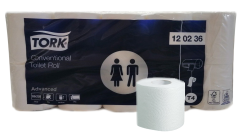 Туалетная бумага мягкая в стандартных рулонах Tork 120236 - 10шт/2 слоя