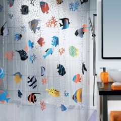 Шторки для ванной Spirella FISH 21960, Разноцвет